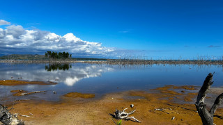 След 130 години отсъствие езерото Туларе за кратко се появява