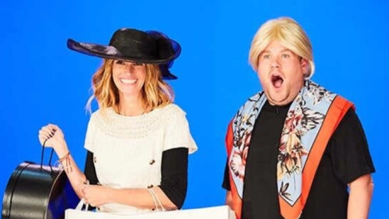 В по-малко от 10 минути комикът Джеймс Кордън и Джулия