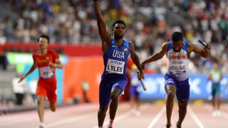 Спринтьорите на САЩ спечелиха световната титла в щафетата 4 по
