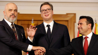 Лидерите на Сърбия Северна Македония и Албания обещаха да отворят