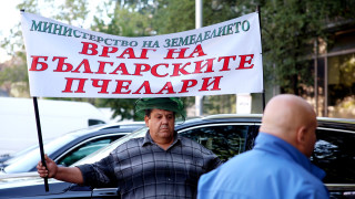 Пчеларите излязоха на протест пред Министерството на земеделието