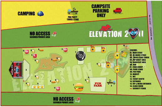 Барове и бънджи скокове от кран на LOOP ELEVATION 2011