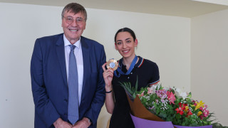 Служебният министърът на младежта и спорта Георги Глушков се срещна