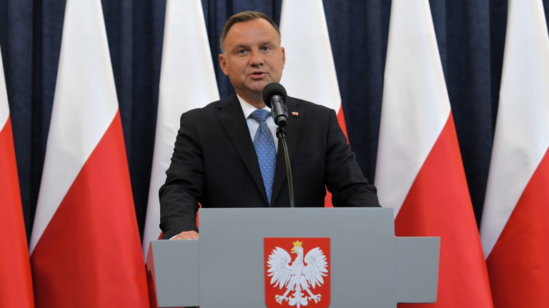 Полският президент Анджей Дуда подписа закон за укрепване на газовата