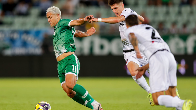 Лудогорец - Шкендия 4:1 (Развой на срещата по минути)