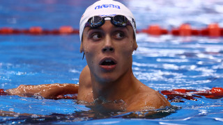 Румънският плувец Давид Попович затвърди амбициите си за златен медал
