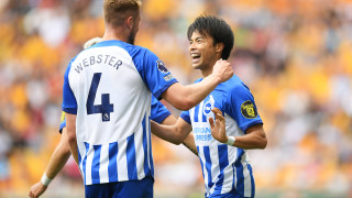 Брайтън временно оглави класирането в английската Висша лига след като