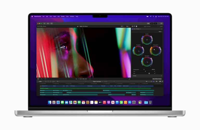 MacBook Pro е с по-тънки рамки, а сензорите са поместени в т. нар. ноч