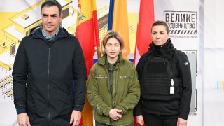 Премиерите на Испания и Дания са в Киев