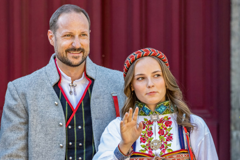 С дъщеря си Ингрид Александра