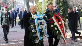 По време на среща с полския си колега Анджей Дуда