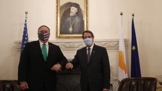 Американският държавен секретар Майк Помпео е на посещение в Кипър