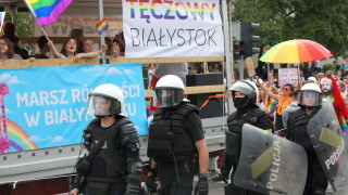 Демонстрации в Полша в защита на гейовете