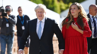 Британският премиер Борис Джонсън и съпругата му Кери вече са