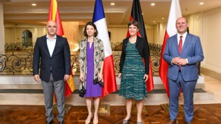 Ваймарската тройка министърът за Европа на Германия Анна Леерман