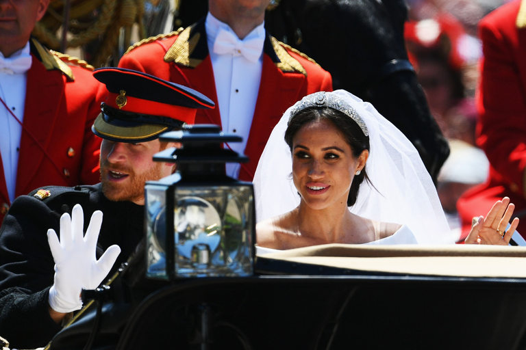 Първи мигове като съпруг и съпруга