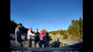 Видео с агресия на пътя в което се появява и