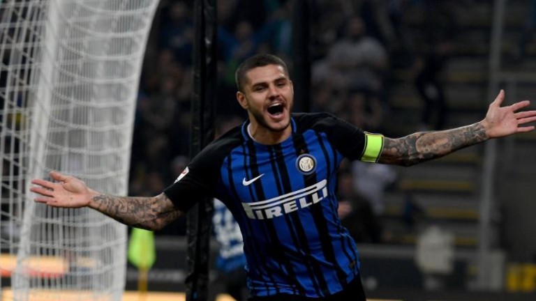 Икарди изригна с 4 гола, Интер подгони Рома в Серия "А"