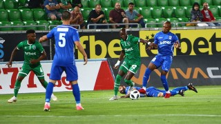 Първа лига се завърна: Верея - Лудогорец, 0:0 (Развой на срещата по минути)