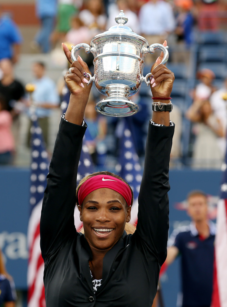 Серина Уилямс с титлата от US Open през 2014 г.