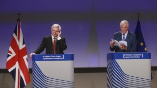 Главният преговарящ на Европейския съюз за Брекзит Мишел Барние обяви