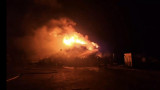 Пожар избухна в база за вторични суровини в Сливен