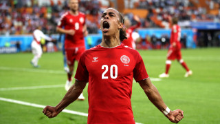 Юсуф Поулсен стана Играч на мача Перу - Дания