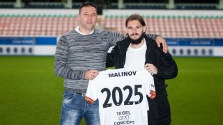 Българският футболен национал Кристиян Малинов е прекратил днес по взаимно