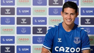 Евертън обяви официално трансфера на халфа Хамес Родригес 29 годишният колумбиец