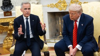 По време на среща с президента на САЩ Доналд Тръмп