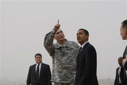 Обама пристигна изненадващо в Ирак