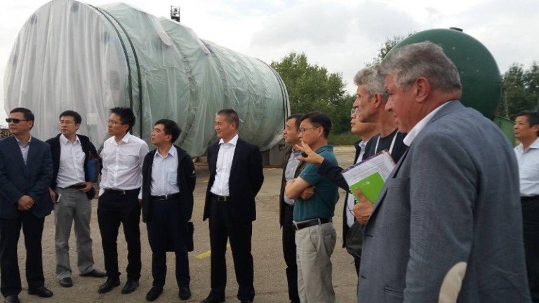 Представители на Китайската национална енергийна администрация (NEA) посетиха площадката на