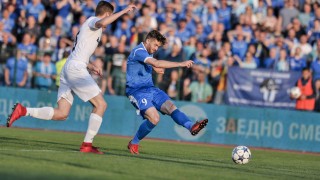 Защитникът на Славия Стефан Велков не скри вълнението си