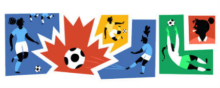 Google отбеляза началото на Световното първенство по футбол за жени 