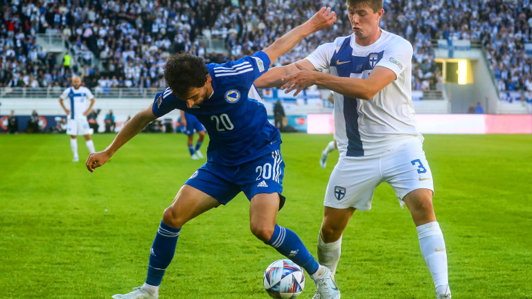 Босна и Херцеговина на Ивайло Петев се добра до равен срещу Финландия