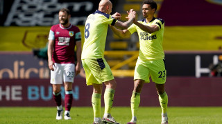 Нюкасъл победи Бърнли в мач от 31 ия кръг на Висшата