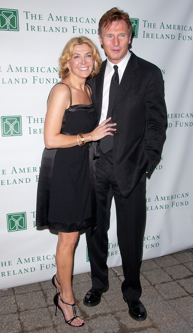 Лиъм Нийсън и Наташа Ричардсън през 2008 година