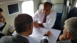 Премиерът инспектира с хеликоптер строежа на "Балкански поток"