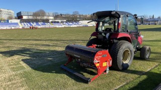 Освен подмяната на тревното покритие на стадион Спартак през новата година се