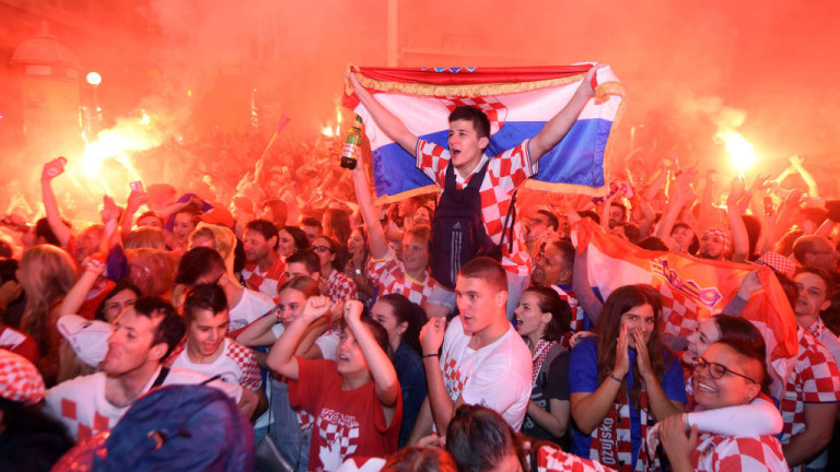 Цяла Хърватия е във футболна еуфория. В деня след финала