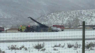 Самолет се разби при кацане в Аспен