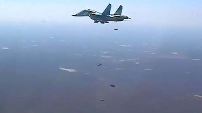 За първи път руски самолети подкрепиха Турция с бомбардировки над Ал Баб в Сирия