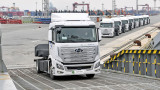 Hyundai достави първите 7 камиона с водород в Швейцария