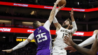 Центърът на Ню Олриънс Йонас Валанчунас постави рекорд в НБА