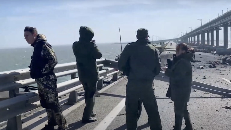 Трима руснаци в московски арест заради взрива на Кримския мост
