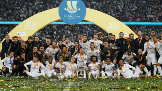 Реал (Мадрид) продължи перфектната серия на Зидан, "белите" грабнаха Суперкупата на Испания след дузпи