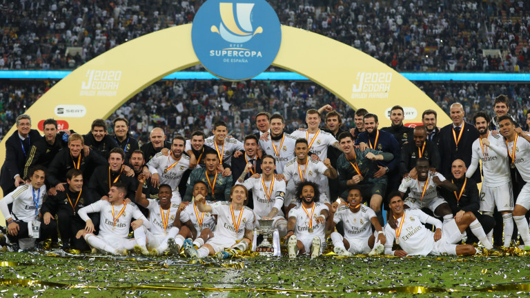 Звездите на Реал (Мадрид) прибраха по 150 000 евро за спечелването на Суперкупата