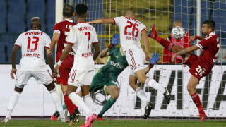 Младият футболист на ЦСКА Валентин Антов вкара първия гол при