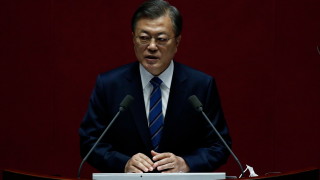 Президентът на Южна Корея Мун Дже ин обяви че страната ще