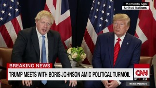 Премиерът на Великобритания Борис Джонсън и президентът на САЩ Доналд